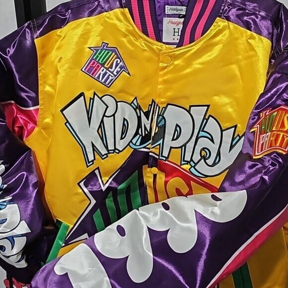 Kid 'n Play House Party Satin Jacket Coat 2XL New - Picture 6 of 9